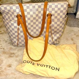 Louis Vuitton Damier Azur Canvas Totally MM (Authentic Pre-Owned)